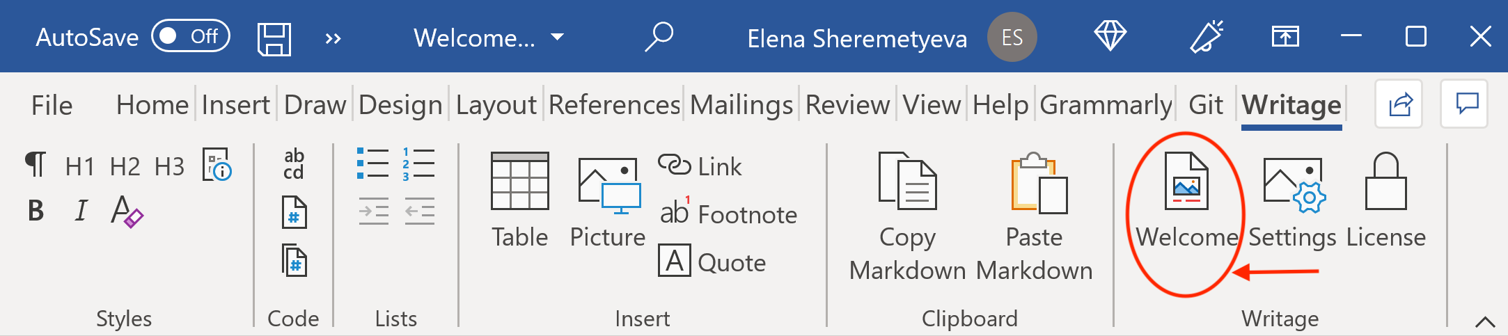 how to write markdown documentation